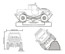 Load image into Gallery viewer, Tetra 1/18 4x4 X1T RTR Scale Mini Crawler, Gunmetal Grey
