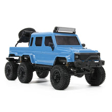 Load image into Gallery viewer, Tetra 1/24 6x6 X3 V2 Portal Edition RTR Scale Mini Crawler, Light Blue
