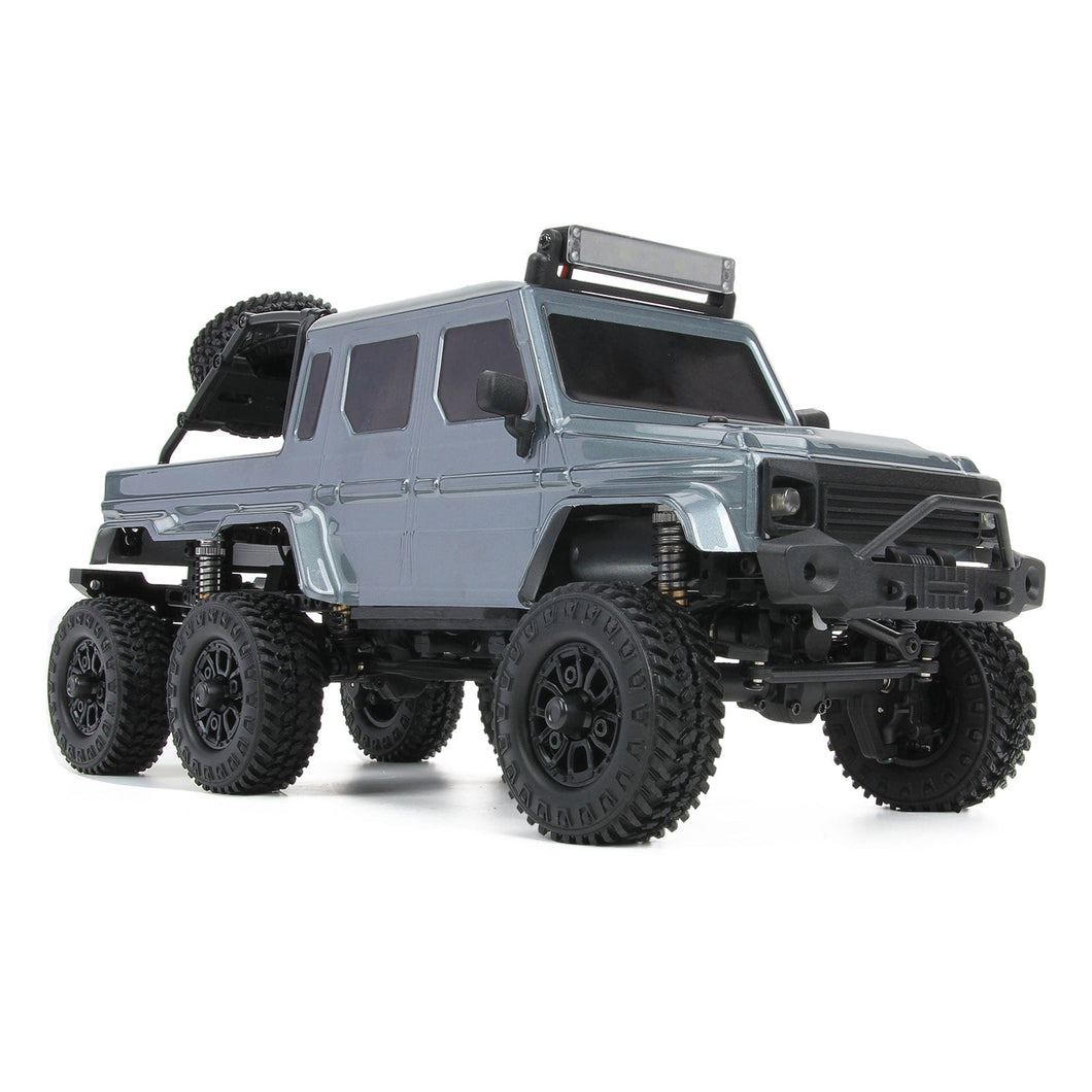 Tetra 1/24 6x6 X3 V2 Portal Edition RTR Scale Mini Crawler, Gunmetal Grey