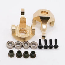 Load image into Gallery viewer, Brass Front Steering Knuckle w/Ball bearings fits Tetra 1/18 (2pcs)
