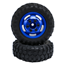 Load image into Gallery viewer, 5.0 Aluminum Wheels, w/55mm Muddin&#39; Tires fits Tetra 1/18 (2pcs)
