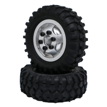 Load image into Gallery viewer, 5.0 Aluminum Wheels, w/55mm Muddin&#39; Tires fits Tetra 1/18 (2pcs)
